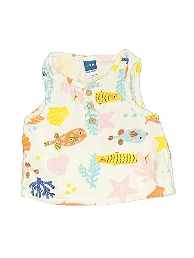 Pre-owned Old Navy Babies' Tank Top Ivory Halter Neckline Tops