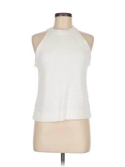 Pre-owned Old Navy Tank Top Ivory Halter Neckline Tops In White