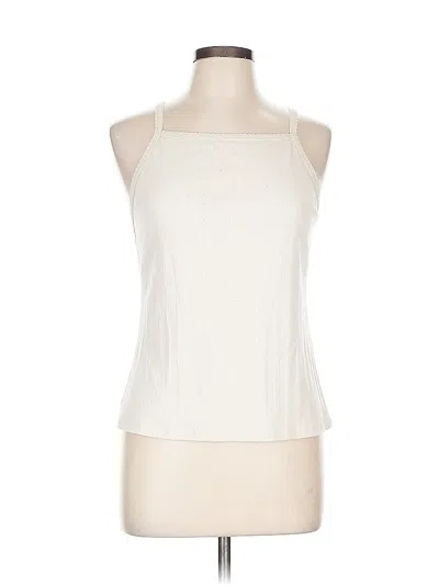 Pre-owned Old Navy Tank Top Ivory Halter Neckline Tops In White
