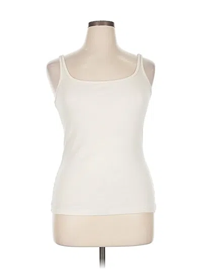 Pre-owned Old Navy Tank Top Ivory Halter Neckline Tops In White