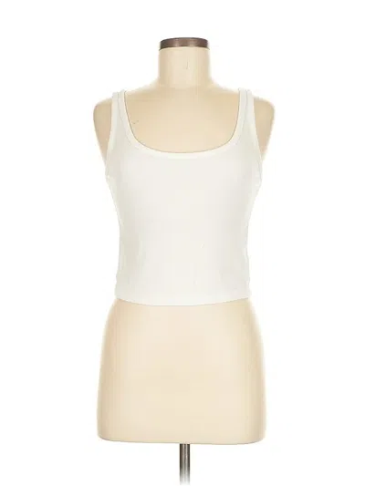 Pre-owned Old Navy Tank Top Ivory Strapless Neckline Tops In White