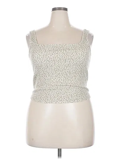 Pre-owned Old Navy Tank Top Ivory Strapless Neckline Tops In White