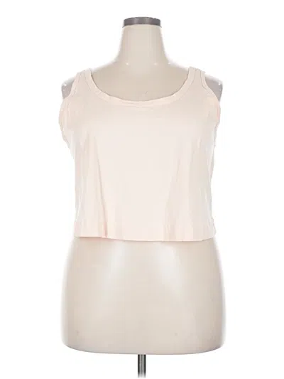 Pre-owned Old Navy Tank Top Ivory Strapless Neckline Tops In White