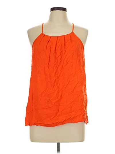 Pre-owned Old Navy Tank Top Orange Halter Neckline Tops
