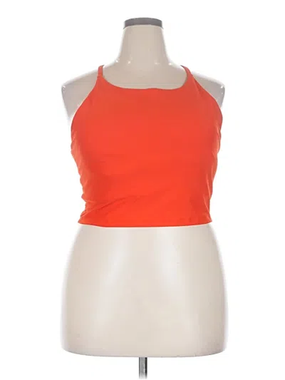 Pre-owned Old Navy Tank Top Orange Halter Neckline Tops