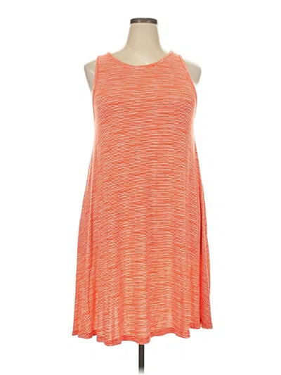 Pre-owned Old Navy Tank Top Orange Halter Neckline Tops