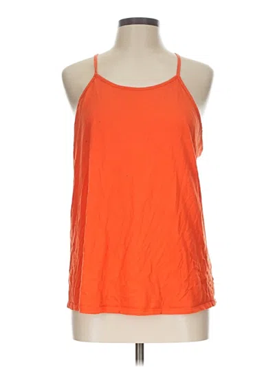 Pre-owned Old Navy Tank Top Orange Halter Neckline Tops
