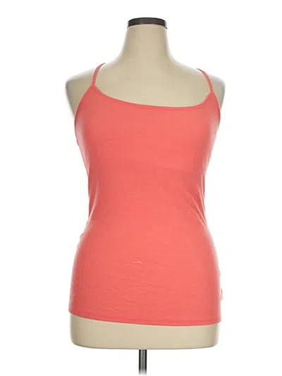 Pre-owned Old Navy Tank Top Orange Halter Neckline Tops