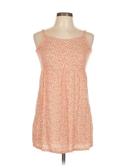 Pre-owned Old Navy Tank Top Orange Strapless Neckline Tops