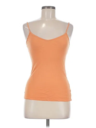 Pre-owned Old Navy Tank Top Orange Strapless Neckline Tops