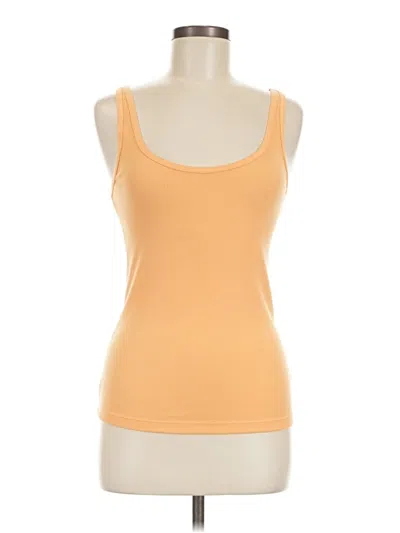 Pre-owned Old Navy Tank Top Orange Strapless Neckline Tops