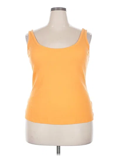 Pre-owned Old Navy Tank Top Orange Sweetheart Neckline Tops