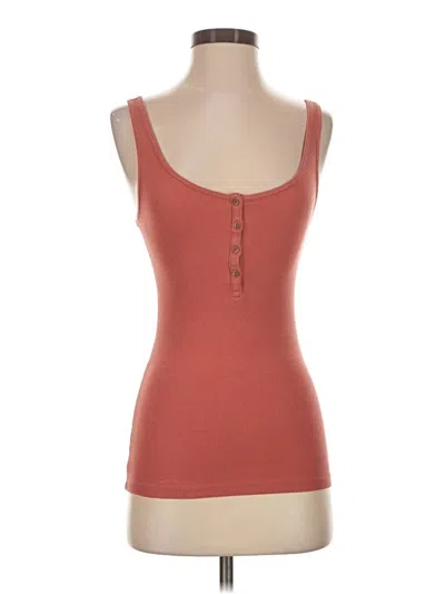 Pre-owned Old Navy Tank Top Orange Sweetheart Neckline Tops