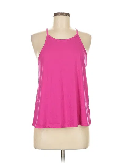 Pre-owned Old Navy Tank Top Pink Halter Neckline Tops