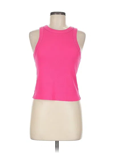Pre-owned Old Navy Tank Top Pink Halter Neckline Tops