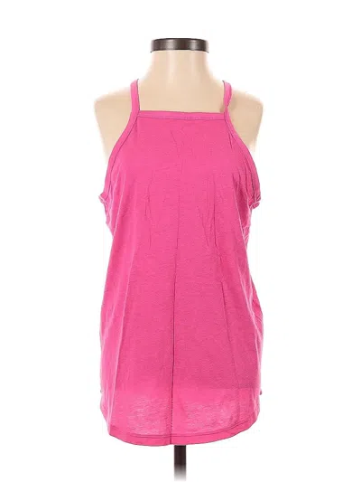 Pre-owned Old Navy Tank Top Pink Halter Neckline Tops