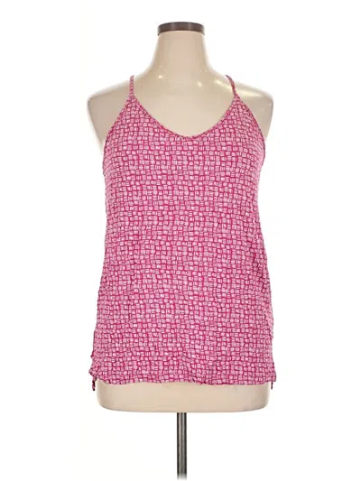 Pre-owned Old Navy Tank Top Pink Halter Neckline Tops
