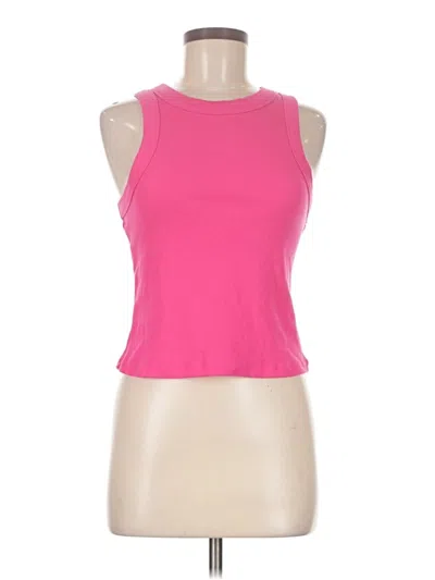 Pre-owned Old Navy Tank Top Pink Halter Neckline Tops