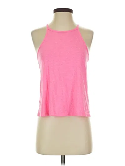 Pre-owned Old Navy Tank Top Pink Halter Neckline Tops