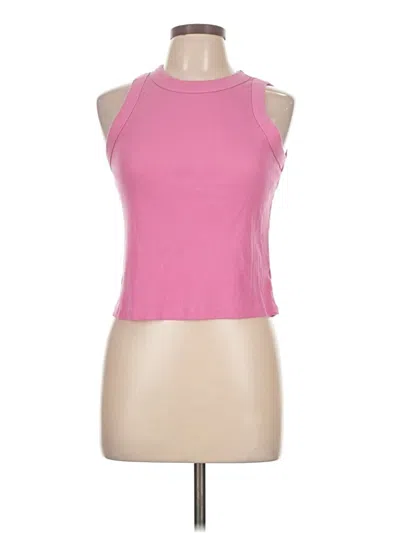 Pre-owned Old Navy Tank Top Pink Halter Neckline Tops
