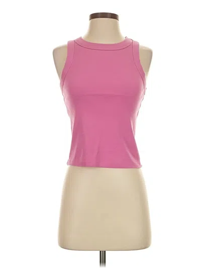 Pre-owned Old Navy Tank Top Pink Halter Neckline Tops