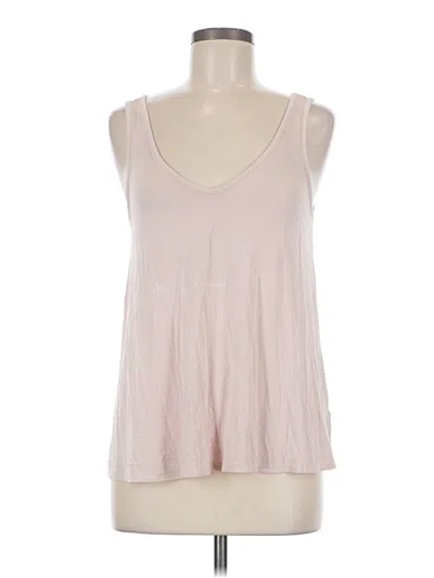 Pre-owned Old Navy Tank Top Pink Plunge Neckline Tops