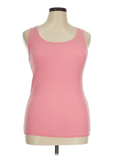 Pre-owned Old Navy Tank Top Pink Sweetheart Neckline Tops