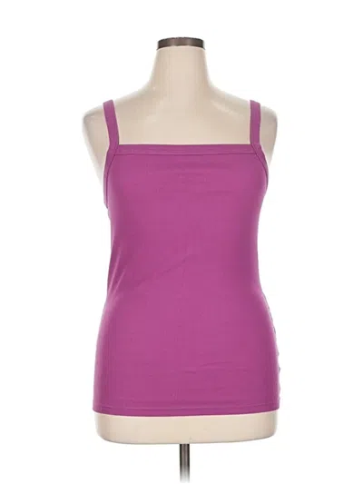 Pre-owned Old Navy Tank Top Purple Strapless Neckline Tops