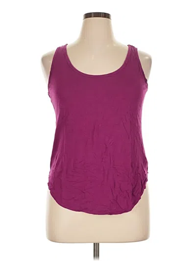 Pre-owned Old Navy Tank Top Purple Strapless Neckline Tops