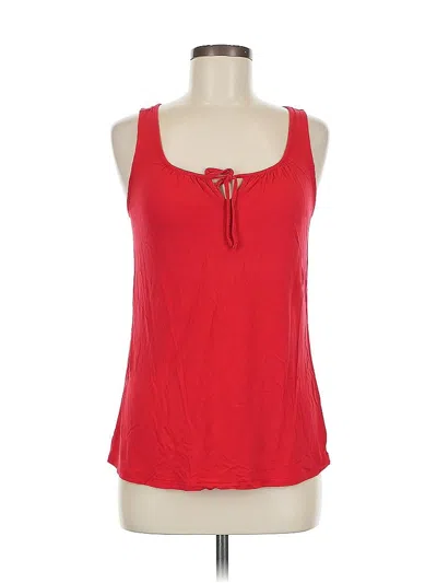 Pre-owned Old Navy Tank Top Red Halter Neckline Tops