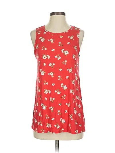 Pre-owned Old Navy Tank Top Red Halter Neckline Tops