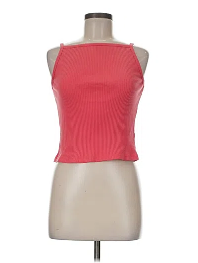 Pre-owned Old Navy Tank Top Red Halter Neckline Tops