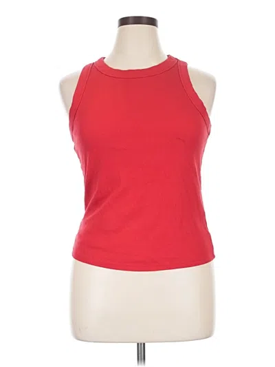Pre-owned Old Navy Tank Top Red Halter Neckline Tops