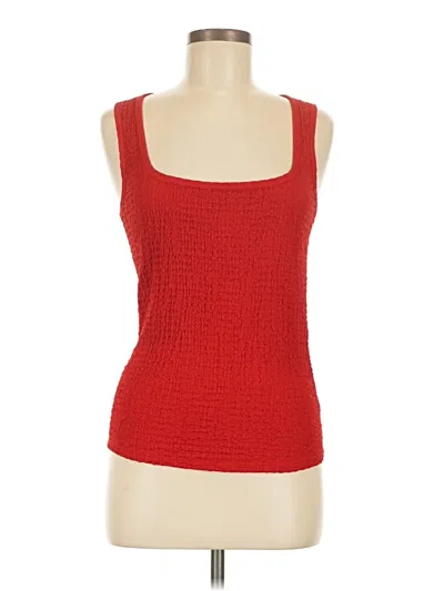 Pre-owned Old Navy Tank Top Red Square Neckline Tops