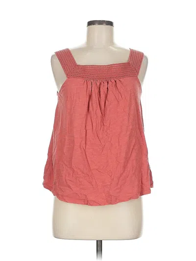 Pre-owned Old Navy Tank Top Red Strapless Neckline Tops