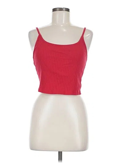 Pre-owned Old Navy Tank Top Red Strapless Neckline Tops