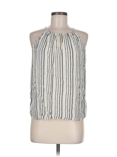 Pre-owned Old Navy Tank Top Silver Halter Neckline Tops