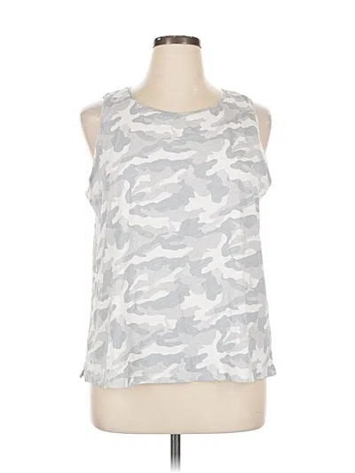 Pre-owned Old Navy Tank Top Silver Halter Neckline Tops