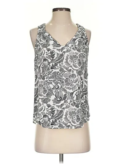 Pre-owned Old Navy Tank Top Silver Halter Neckline Tops