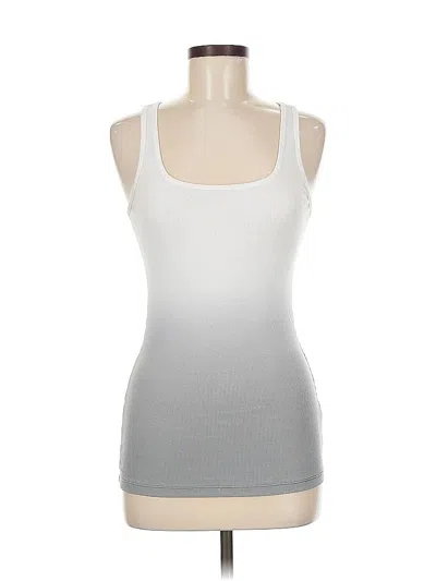 Pre-owned Old Navy Tank Top Silver Strapless Neckline Tops
