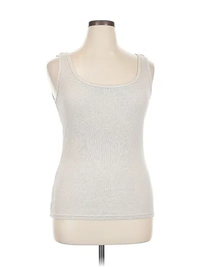 Pre-owned Old Navy Tank Top Silver Strapless Neckline Tops
