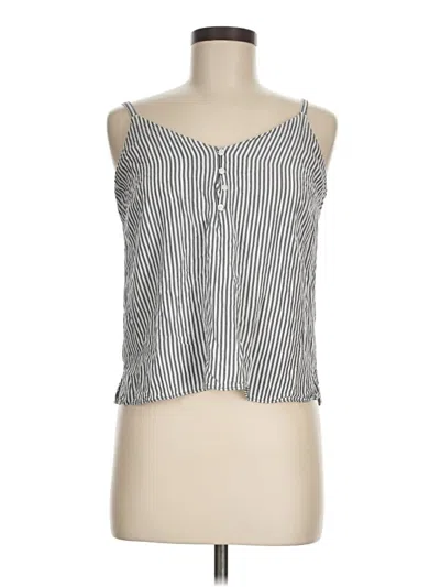 Pre-owned Old Navy Tank Top Silver Strapless Neckline Tops