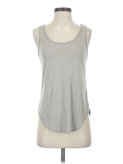Pre-owned Old Navy Tank Top Silver Strapless Neckline Tops