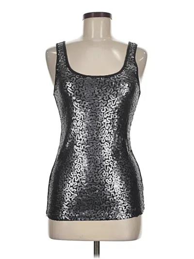 Pre-owned Old Navy Tank Top Silver Strapless Neckline Tops