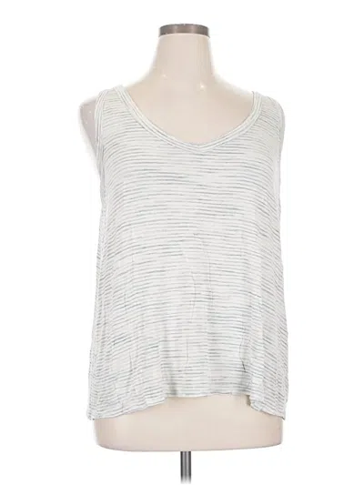 Pre-owned Old Navy Tank Top Silver Strapless Neckline Tops