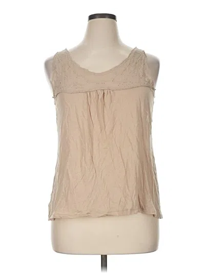 Pre-owned Old Navy Tank Top Tan Strapless Neckline Tops