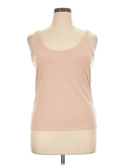 Pre-owned Old Navy Tank Top Tan Strapless Neckline Tops