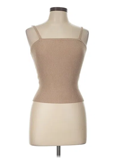 Pre-owned Old Navy Tank Top Tan Strapless Neckline Tops