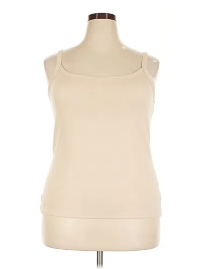 Pre-owned Old Navy Tank Top Tan Strapless Neckline Tops