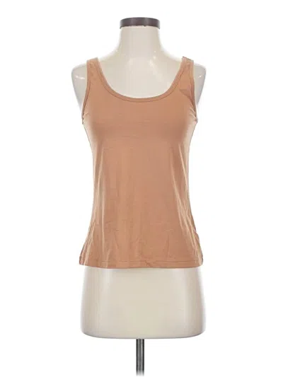 Pre-owned Old Navy Tank Top Tan Strapless Neckline Tops In Brown